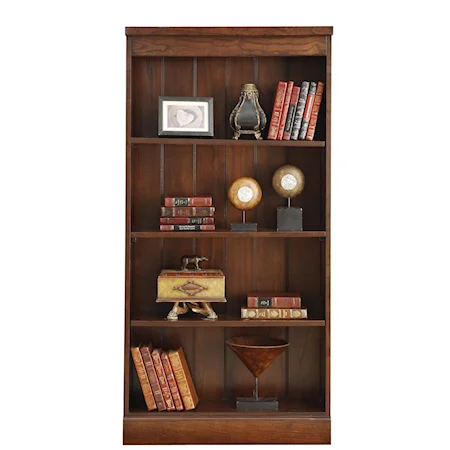 Open Bookcase with 2 Adjustable Shelves and 1 Fixed